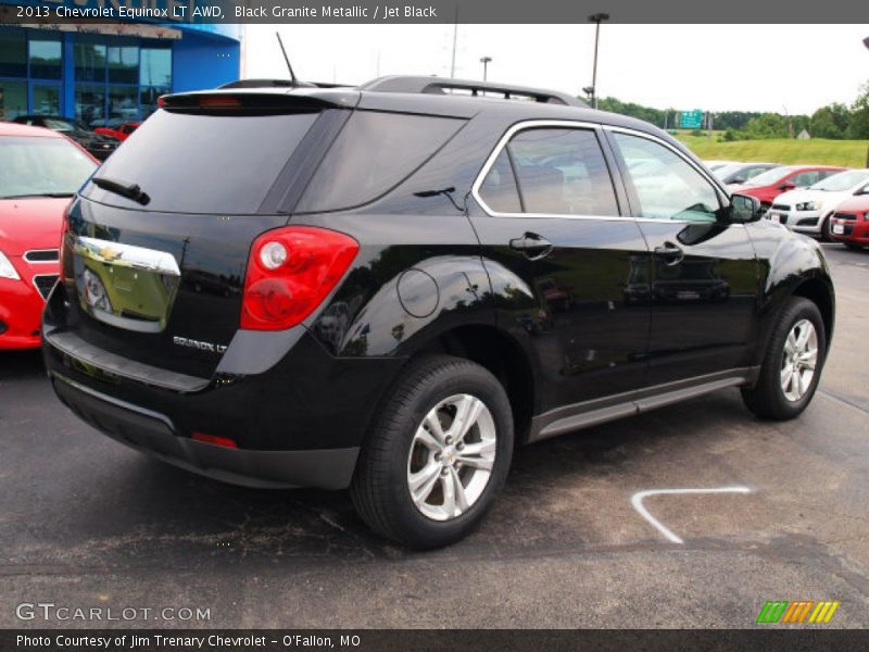 Black Granite Metallic / Jet Black 2013 Chevrolet Equinox LT AWD
