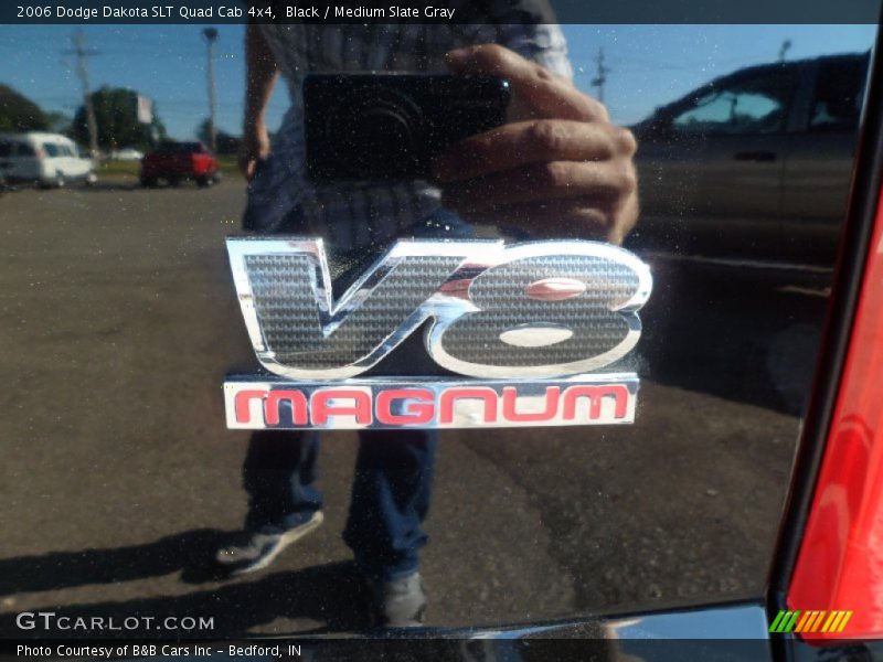 Black / Medium Slate Gray 2006 Dodge Dakota SLT Quad Cab 4x4