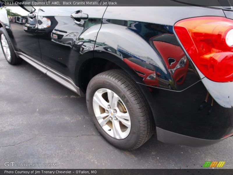 Black Granite Metallic / Jet Black 2013 Chevrolet Equinox LT AWD