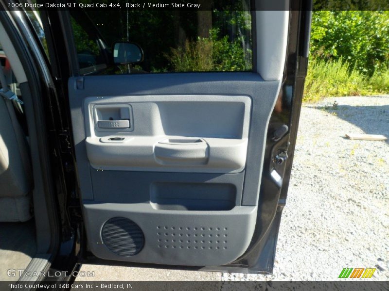 Black / Medium Slate Gray 2006 Dodge Dakota SLT Quad Cab 4x4