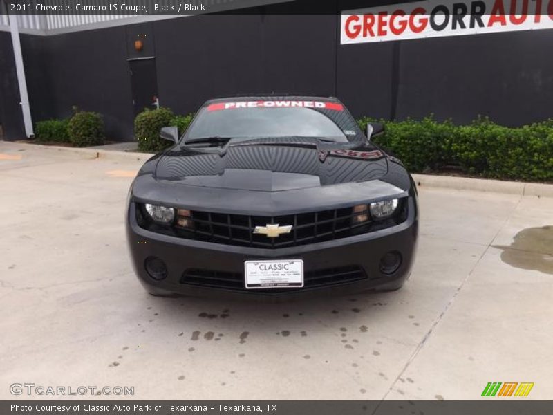 Black / Black 2011 Chevrolet Camaro LS Coupe