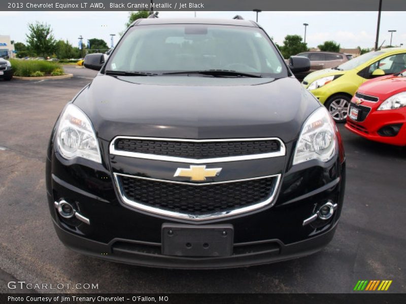 Black Granite Metallic / Jet Black 2013 Chevrolet Equinox LT AWD
