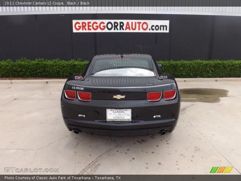 Black / Black 2011 Chevrolet Camaro LS Coupe
