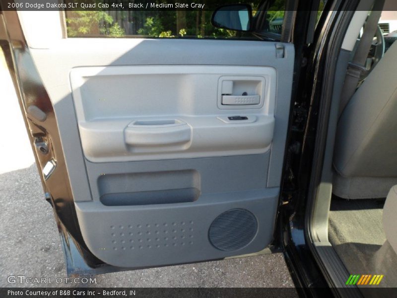 Black / Medium Slate Gray 2006 Dodge Dakota SLT Quad Cab 4x4