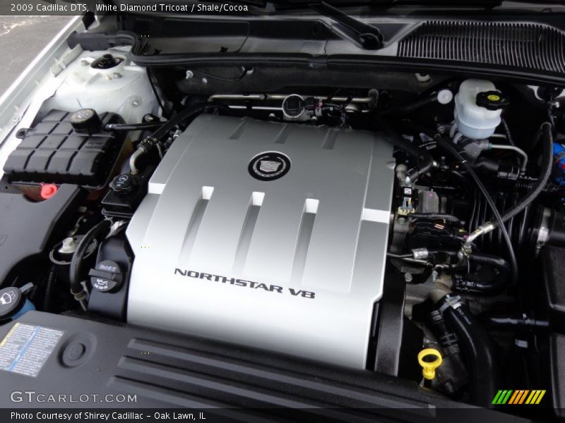 White Diamond Tricoat / Shale/Cocoa 2009 Cadillac DTS