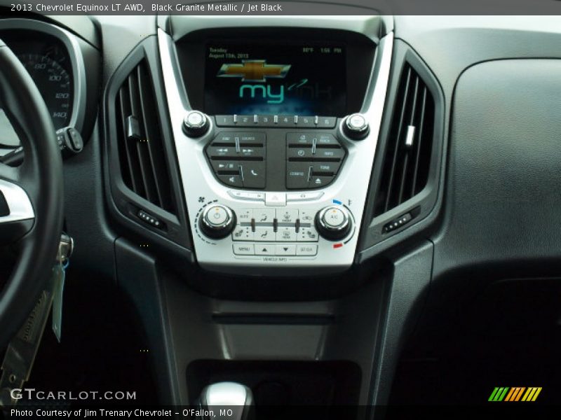 Black Granite Metallic / Jet Black 2013 Chevrolet Equinox LT AWD