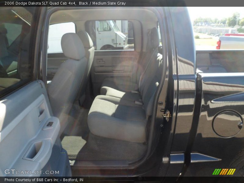 Black / Medium Slate Gray 2006 Dodge Dakota SLT Quad Cab 4x4