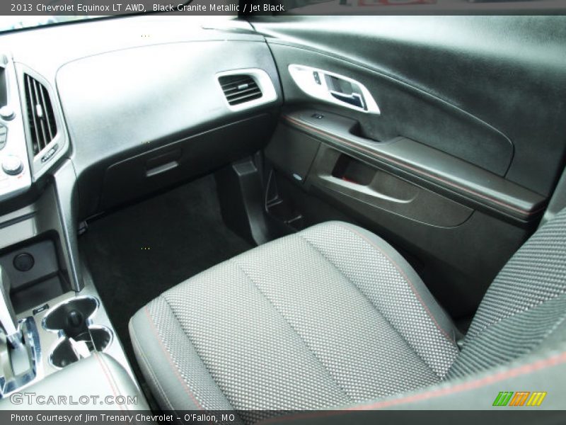 Black Granite Metallic / Jet Black 2013 Chevrolet Equinox LT AWD