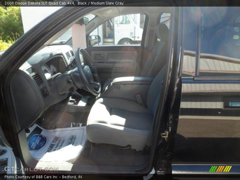 Black / Medium Slate Gray 2006 Dodge Dakota SLT Quad Cab 4x4