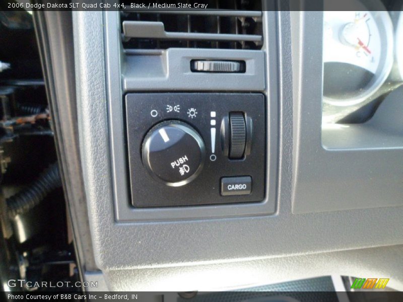 Black / Medium Slate Gray 2006 Dodge Dakota SLT Quad Cab 4x4