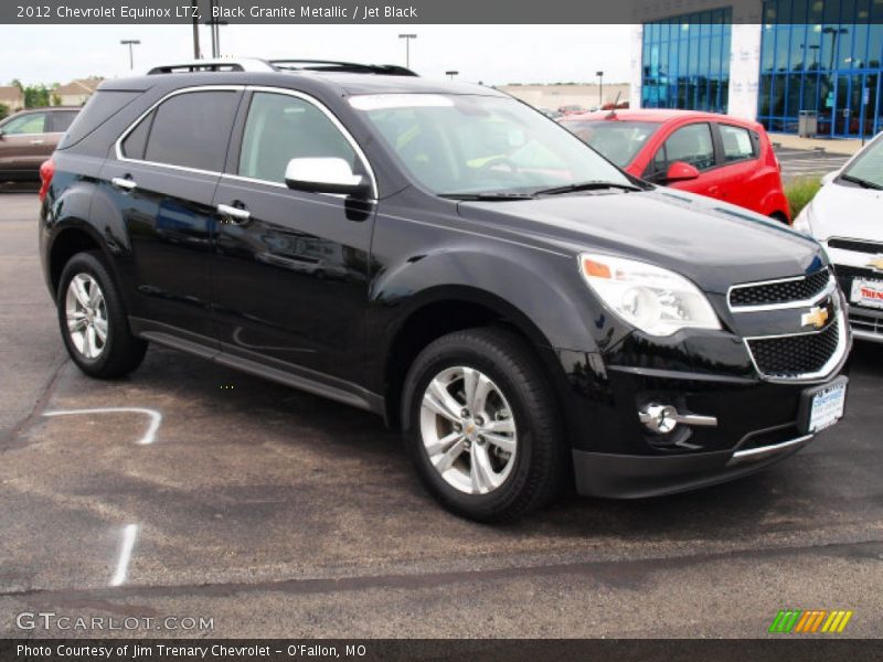 Black Granite Metallic / Jet Black 2012 Chevrolet Equinox LTZ