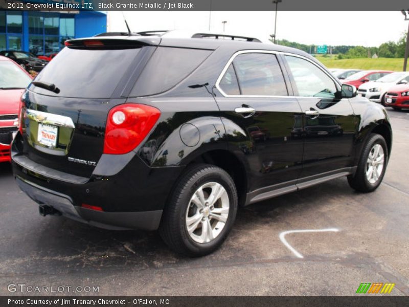 Black Granite Metallic / Jet Black 2012 Chevrolet Equinox LTZ