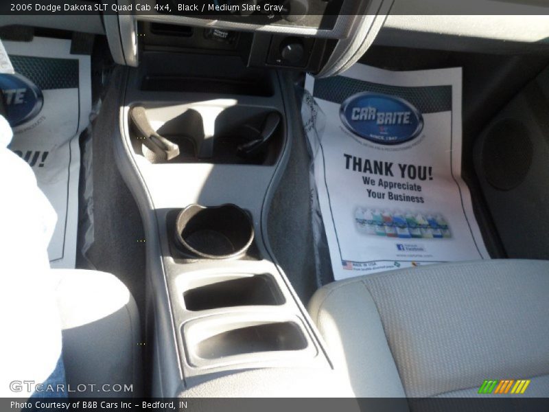 Black / Medium Slate Gray 2006 Dodge Dakota SLT Quad Cab 4x4