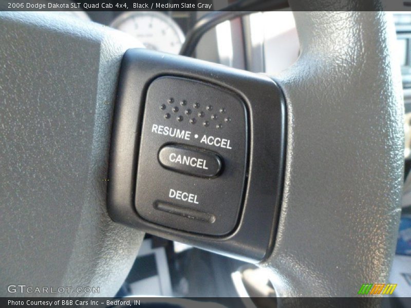 Black / Medium Slate Gray 2006 Dodge Dakota SLT Quad Cab 4x4