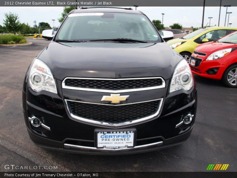 Black Granite Metallic / Jet Black 2012 Chevrolet Equinox LTZ