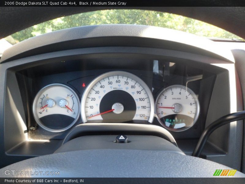 Black / Medium Slate Gray 2006 Dodge Dakota SLT Quad Cab 4x4
