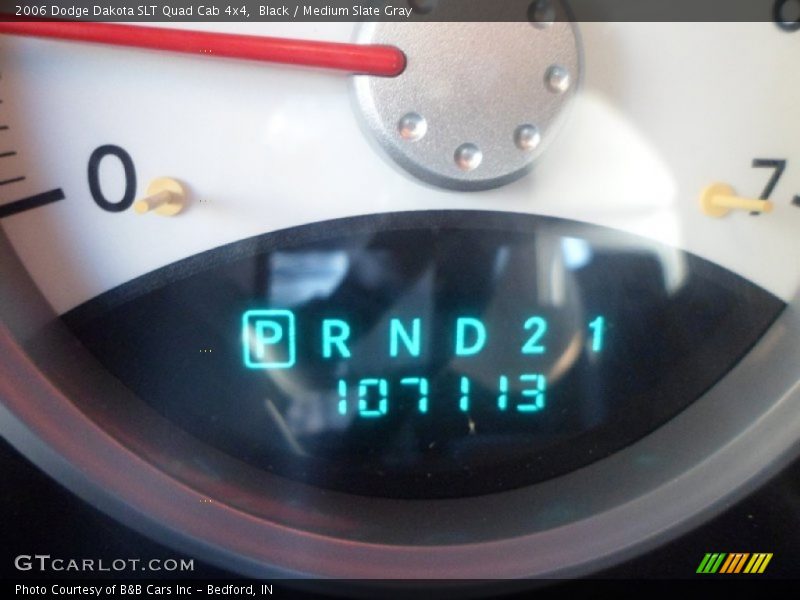 Black / Medium Slate Gray 2006 Dodge Dakota SLT Quad Cab 4x4