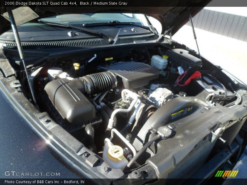 Black / Medium Slate Gray 2006 Dodge Dakota SLT Quad Cab 4x4