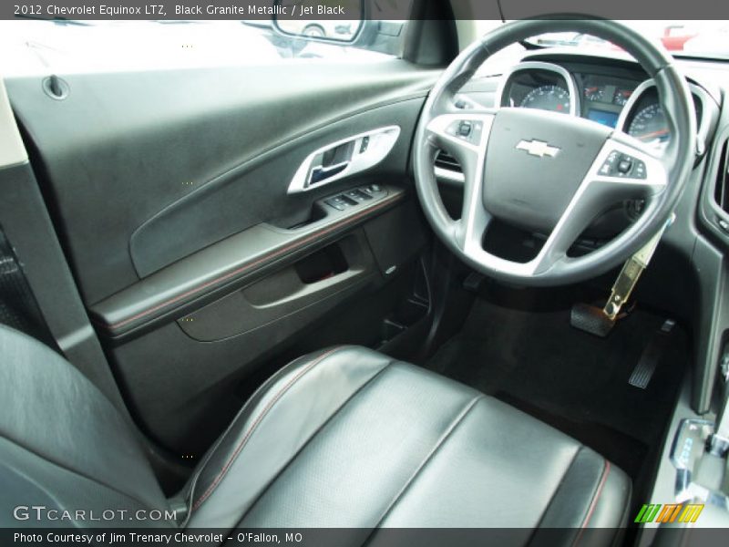 Black Granite Metallic / Jet Black 2012 Chevrolet Equinox LTZ