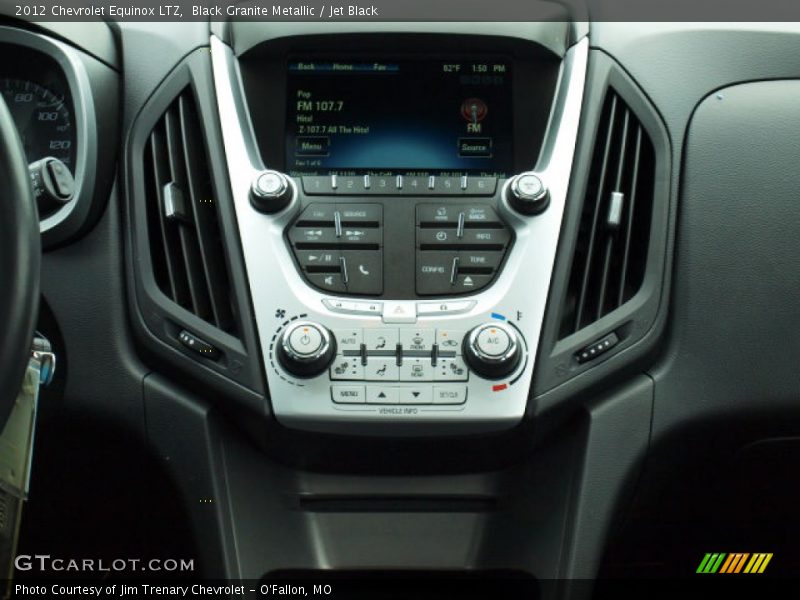 Black Granite Metallic / Jet Black 2012 Chevrolet Equinox LTZ