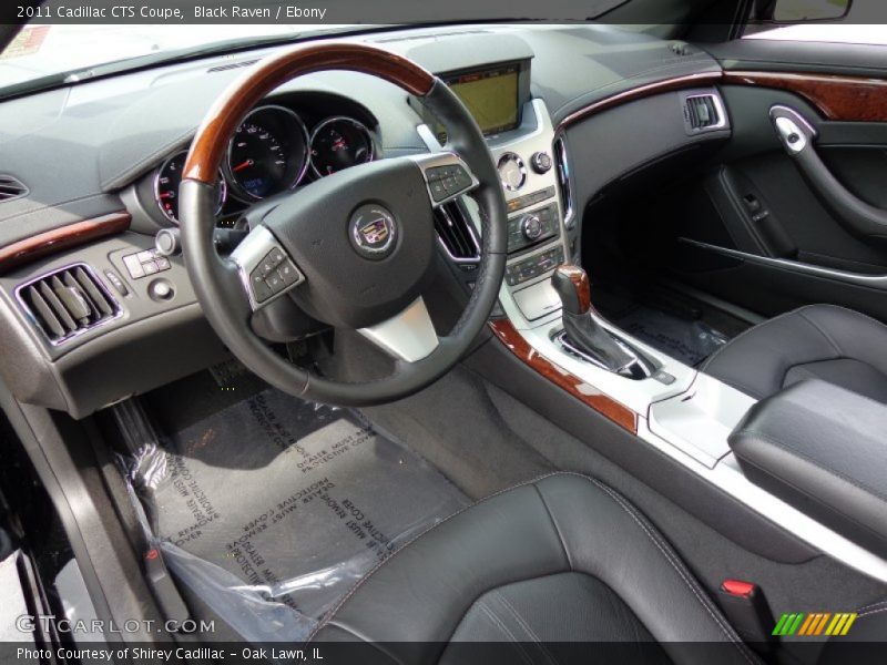 Black Raven / Ebony 2011 Cadillac CTS Coupe