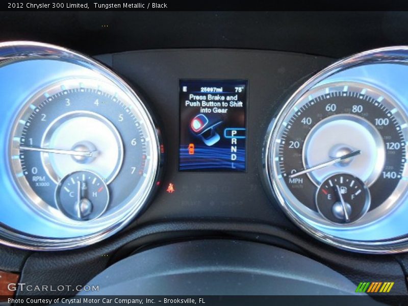 Tungsten Metallic / Black 2012 Chrysler 300 Limited