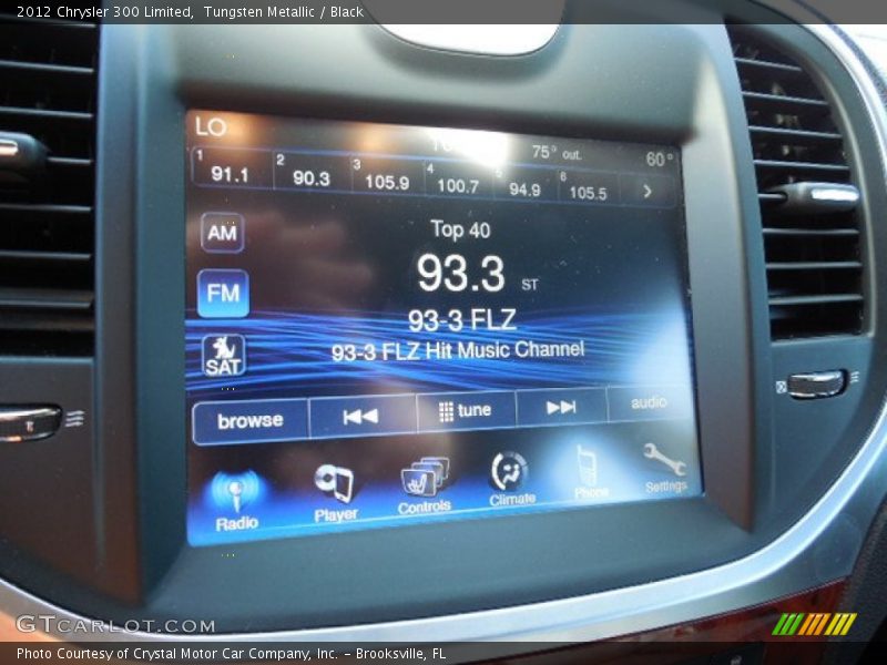 Tungsten Metallic / Black 2012 Chrysler 300 Limited