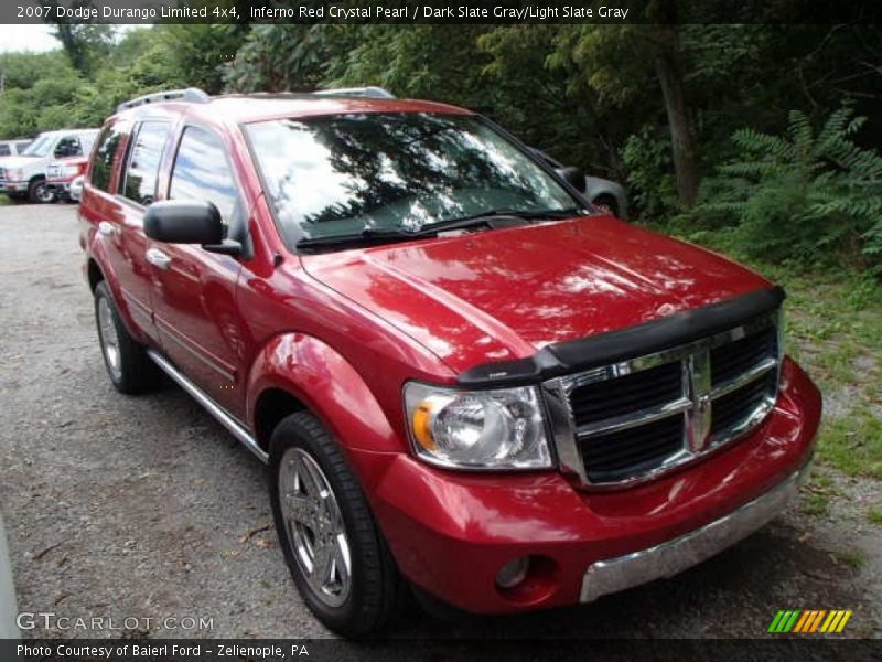 Inferno Red Crystal Pearl / Dark Slate Gray/Light Slate Gray 2007 Dodge Durango Limited 4x4
