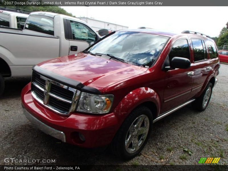 Inferno Red Crystal Pearl / Dark Slate Gray/Light Slate Gray 2007 Dodge Durango Limited 4x4