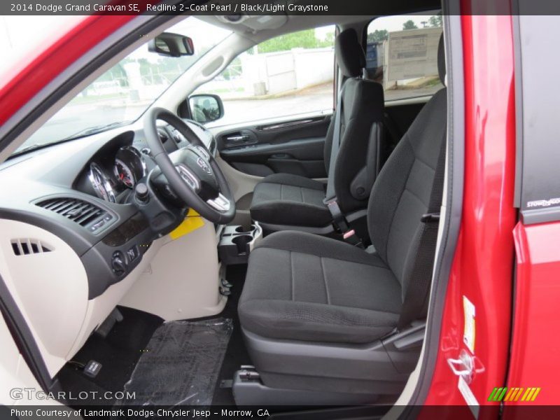Redline 2-Coat Pearl / Black/Light Graystone 2014 Dodge Grand Caravan SE