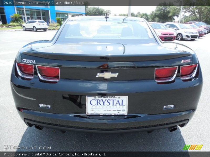 Black / Black 2010 Chevrolet Camaro LT/RS Coupe