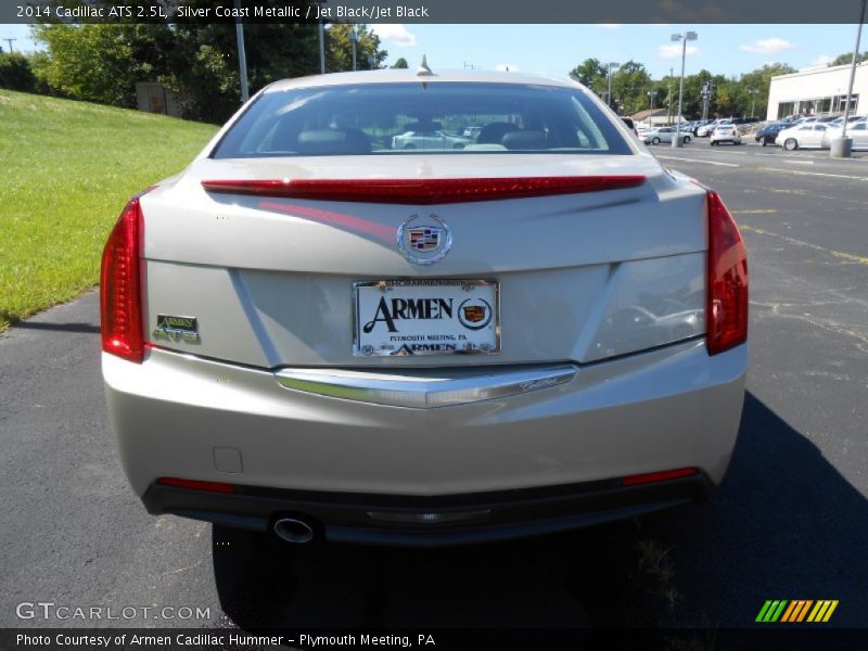 Silver Coast Metallic / Jet Black/Jet Black 2014 Cadillac ATS 2.5L