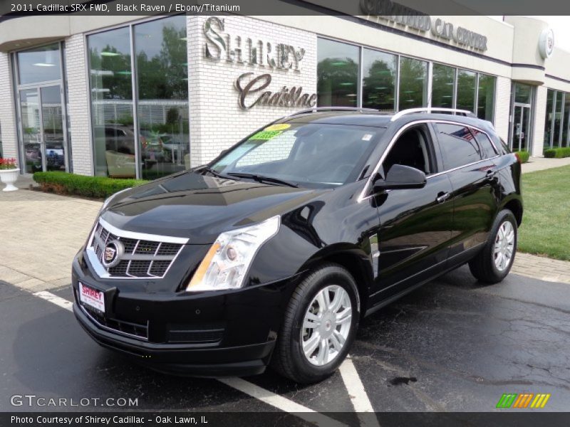 Black Raven / Ebony/Titanium 2011 Cadillac SRX FWD