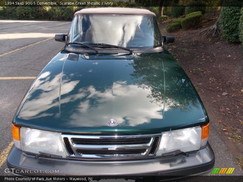 Scarabe Green Metallic / Ivory 1994 Saab 900 S Convertible