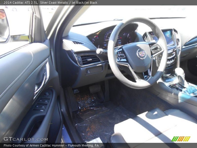 Silver Coast Metallic / Jet Black/Jet Black 2014 Cadillac ATS 2.5L