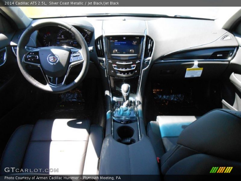 Silver Coast Metallic / Jet Black/Jet Black 2014 Cadillac ATS 2.5L