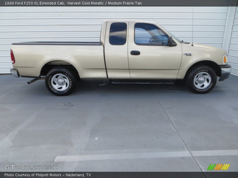 Harvest Gold Metallic / Medium Prairie Tan 1999 Ford F150 XL Extended Cab