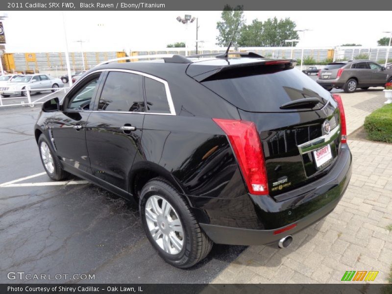 Black Raven / Ebony/Titanium 2011 Cadillac SRX FWD