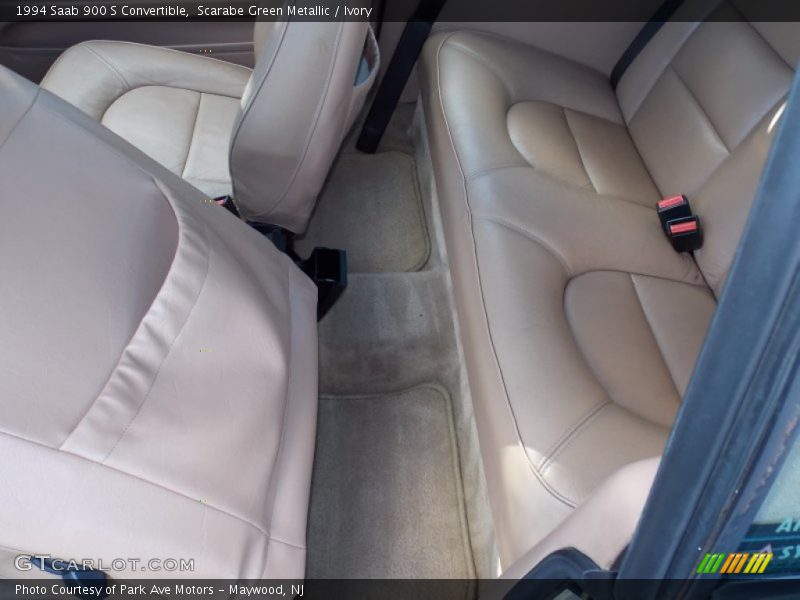 Scarabe Green Metallic / Ivory 1994 Saab 900 S Convertible