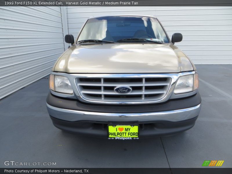 Harvest Gold Metallic / Medium Prairie Tan 1999 Ford F150 XL Extended Cab