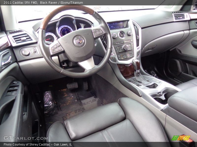 Black Raven / Ebony/Titanium 2011 Cadillac SRX FWD