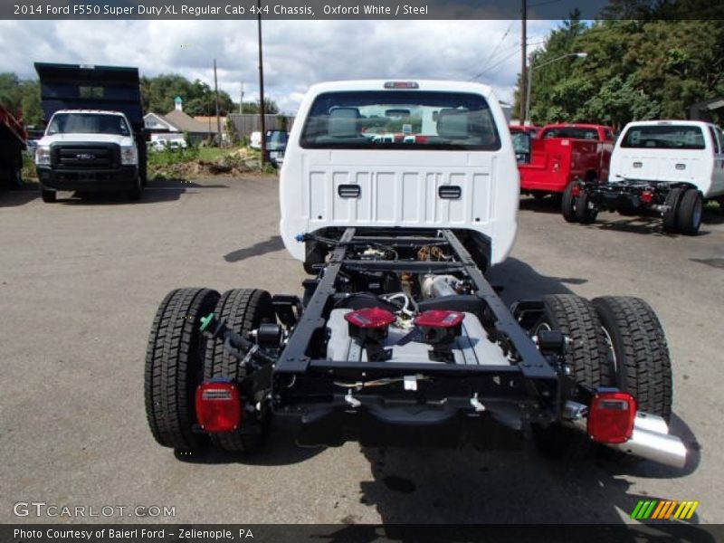 Oxford White / Steel 2014 Ford F550 Super Duty XL Regular Cab 4x4 Chassis