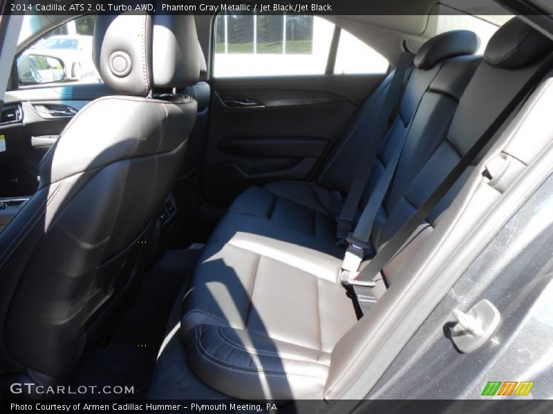 Phantom Gray Metallic / Jet Black/Jet Black 2014 Cadillac ATS 2.0L Turbo AWD