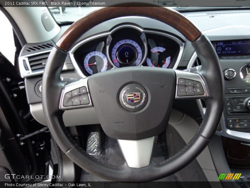 Black Raven / Ebony/Titanium 2011 Cadillac SRX FWD