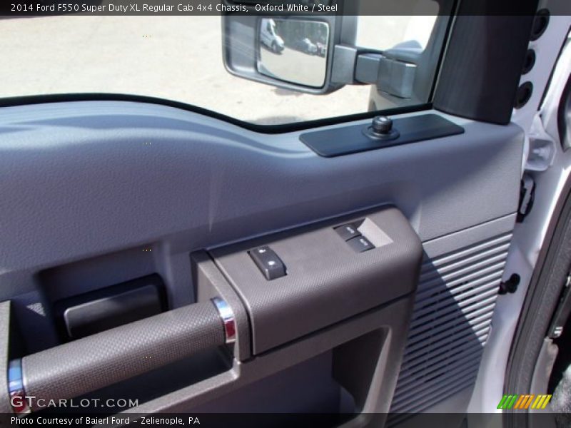 Oxford White / Steel 2014 Ford F550 Super Duty XL Regular Cab 4x4 Chassis