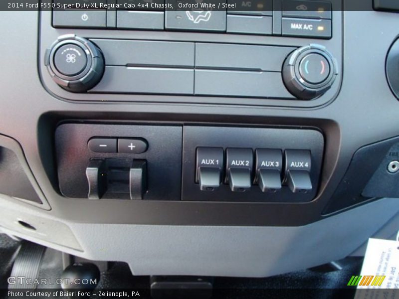 Oxford White / Steel 2014 Ford F550 Super Duty XL Regular Cab 4x4 Chassis