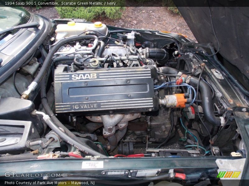 Scarabe Green Metallic / Ivory 1994 Saab 900 S Convertible