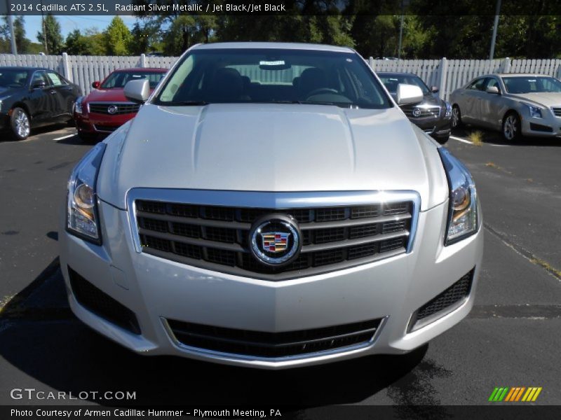Radiant Silver Metallic / Jet Black/Jet Black 2014 Cadillac ATS 2.5L