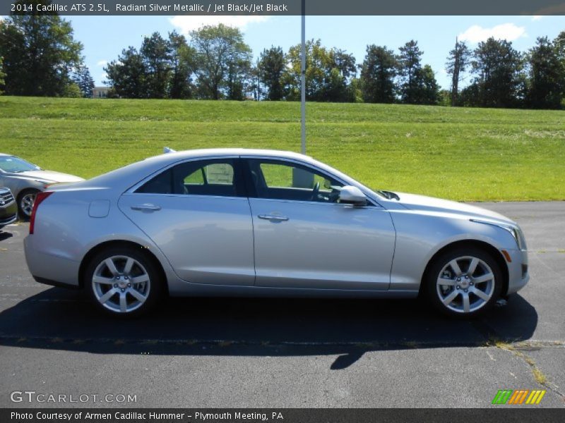 Radiant Silver Metallic / Jet Black/Jet Black 2014 Cadillac ATS 2.5L
