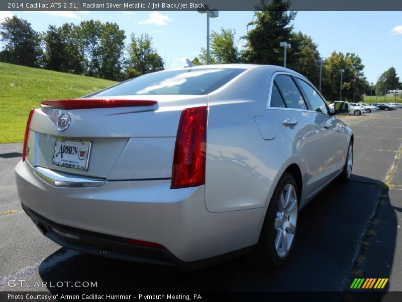 Radiant Silver Metallic / Jet Black/Jet Black 2014 Cadillac ATS 2.5L